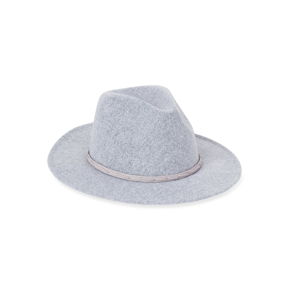 Grey Fedora Hat